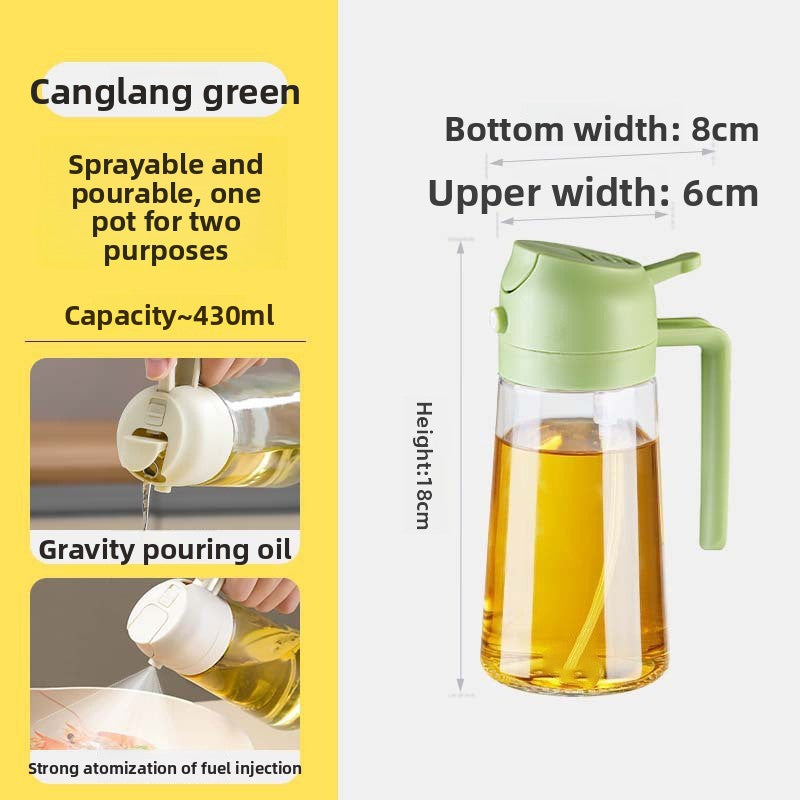 Glass Kitchen Oil Dispenser Bottle