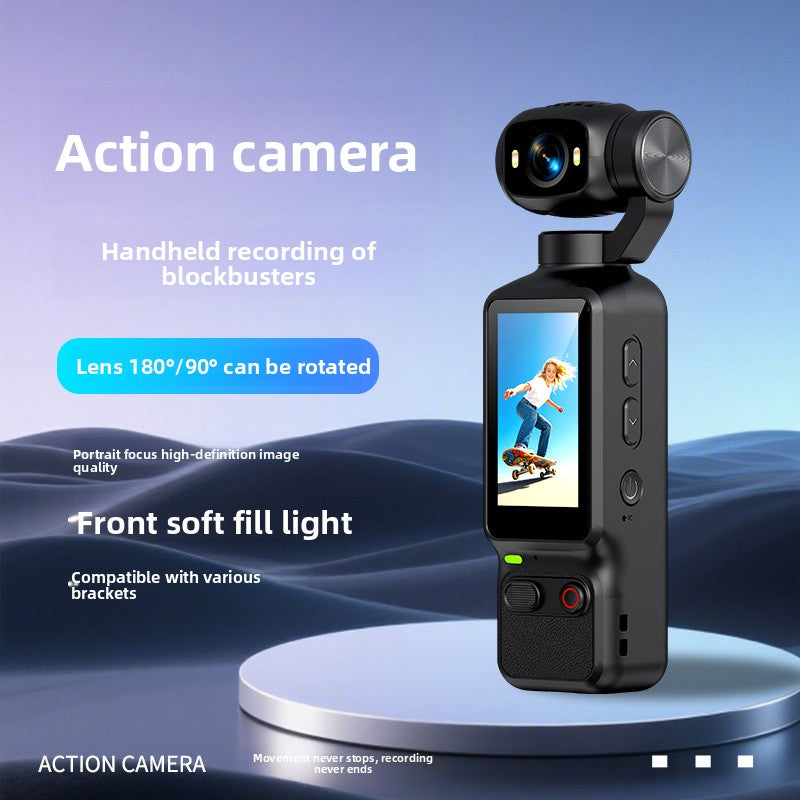 Rotating LenseHandheld Sports Camera