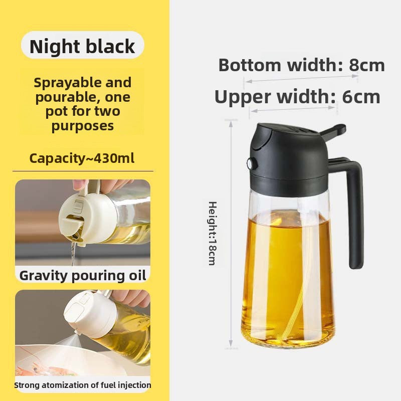 Glass Kitchen Oil Dispenser Bottle