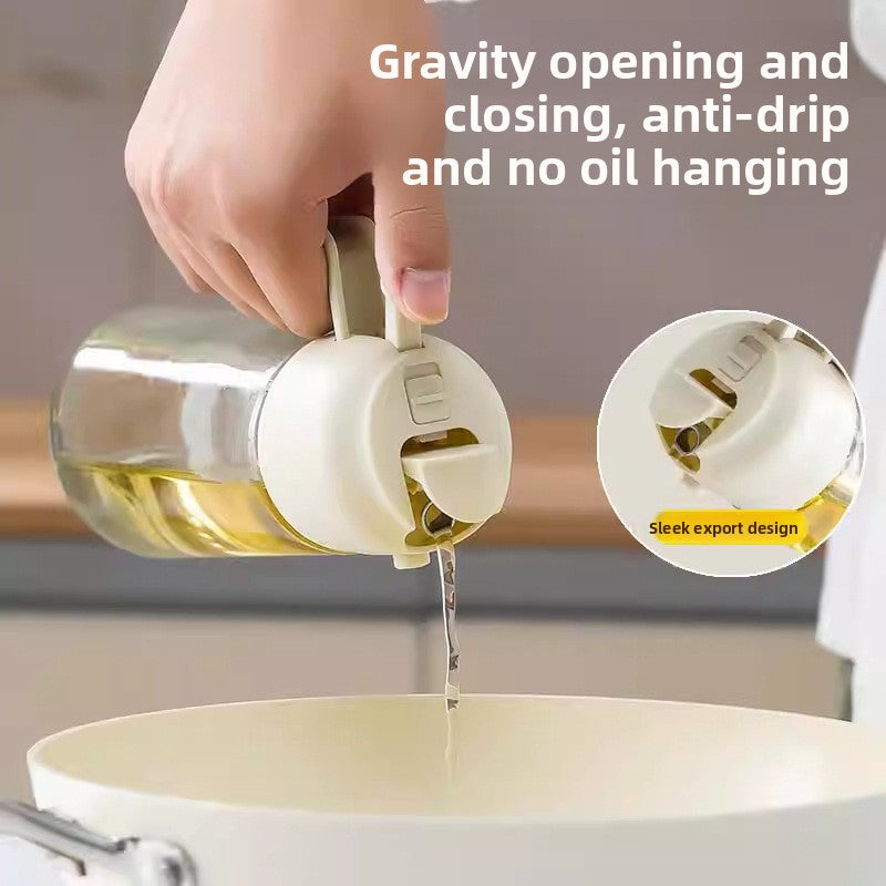 Glass Kitchen Oil Dispenser Bottle