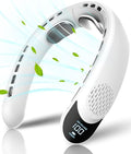 Portable Bladeless Neck Fan w/ Bluetooth Speakers