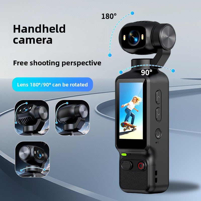 Rotating LenseHandheld Sports Camera