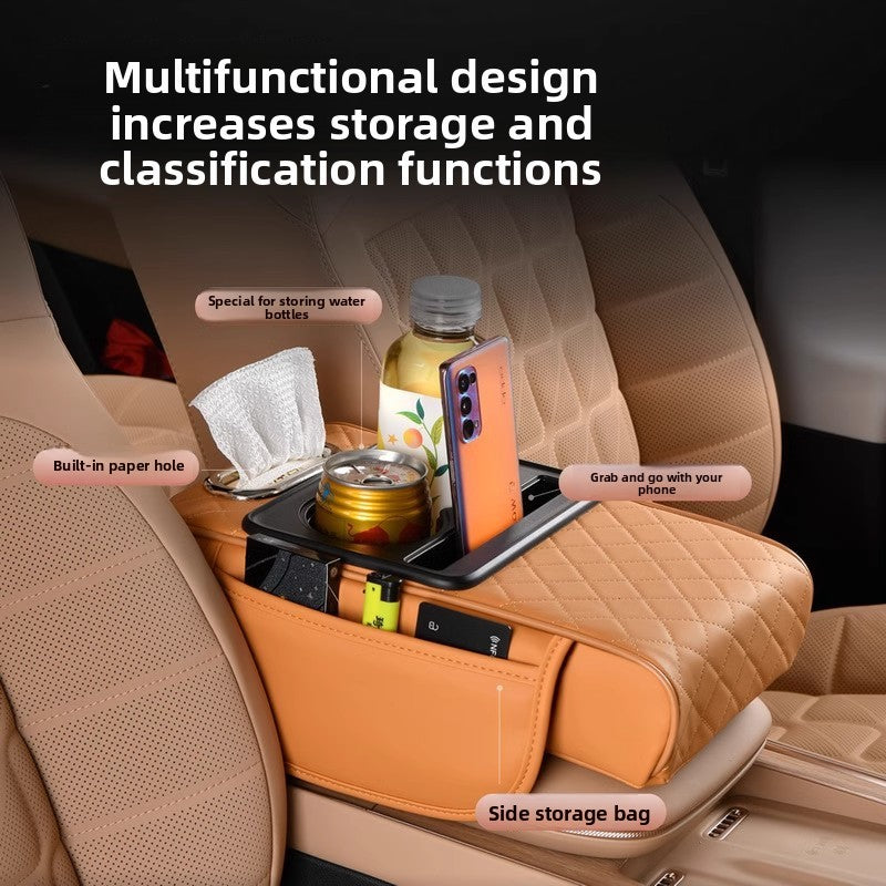 Viral Center Console Storage Cover W/ Cupholders