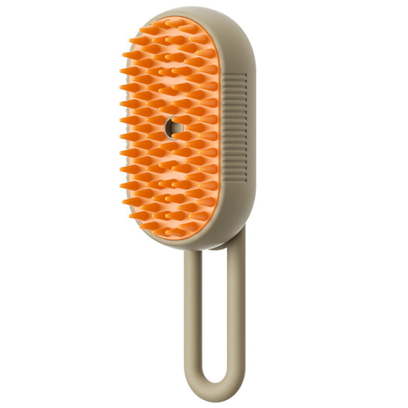 Electric Pet Grooming Brush with Steam and Spray