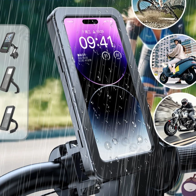 Weatherproof Motorcycle Phone Holder